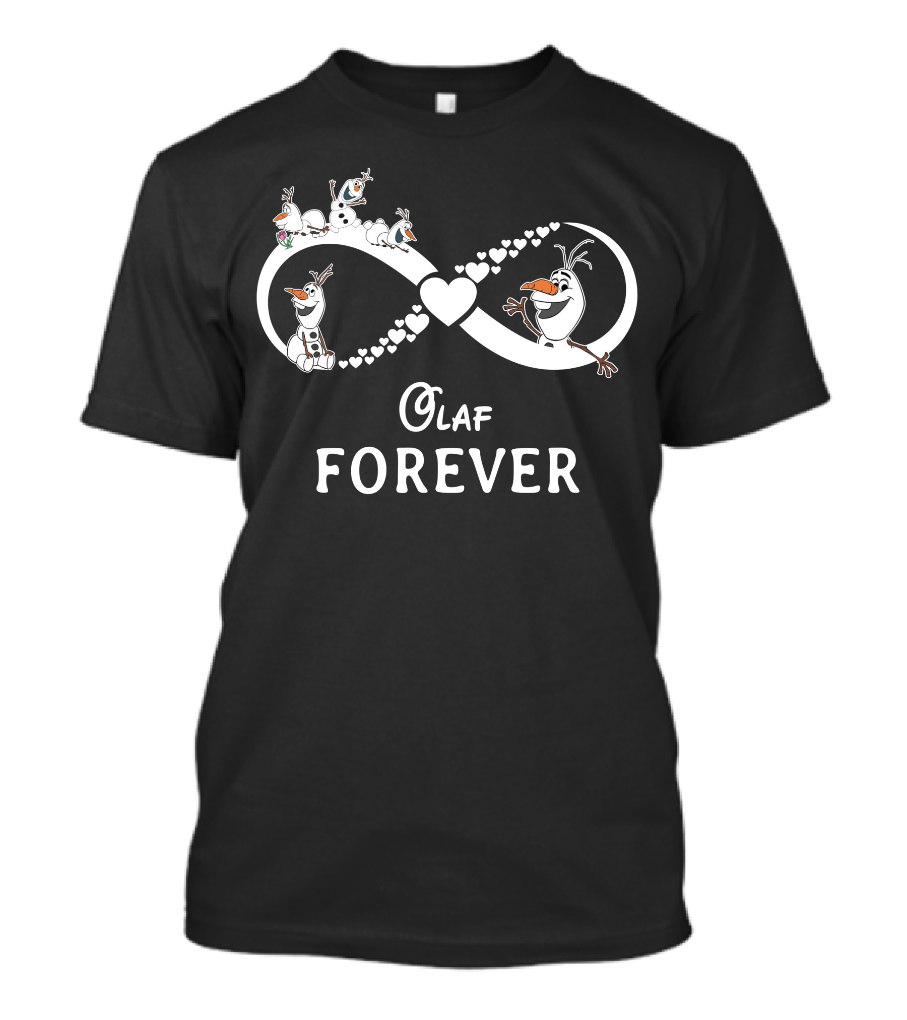 Olaf Forever Infinity Heart Snowman T-Shirt