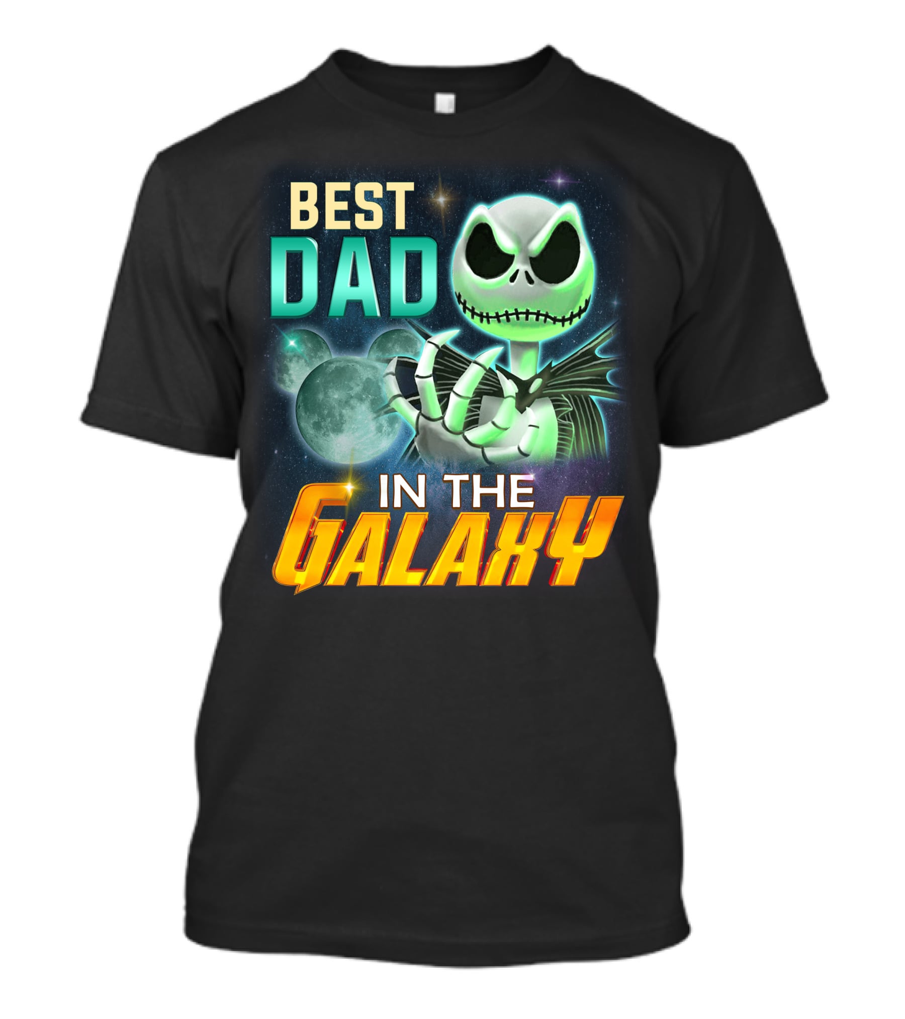 Best Dad In The Galaxy Jack Skellington T-Shirt
