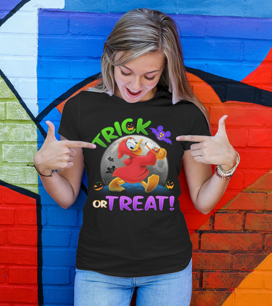 Trick Or Treat Donald Duck Halloween Disney T-Shirt