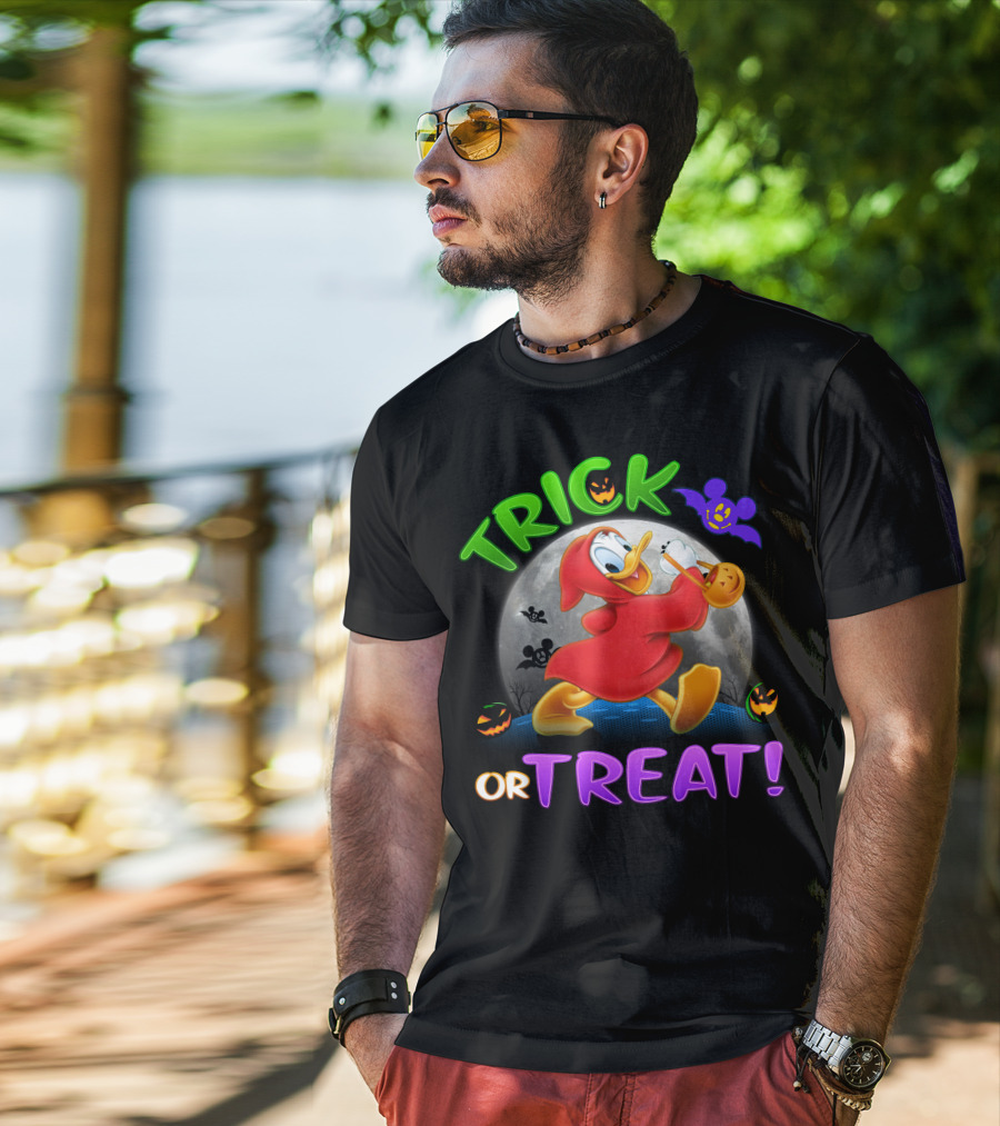 Trick Or Treat Donald Duck Halloween Disney T-Shirt