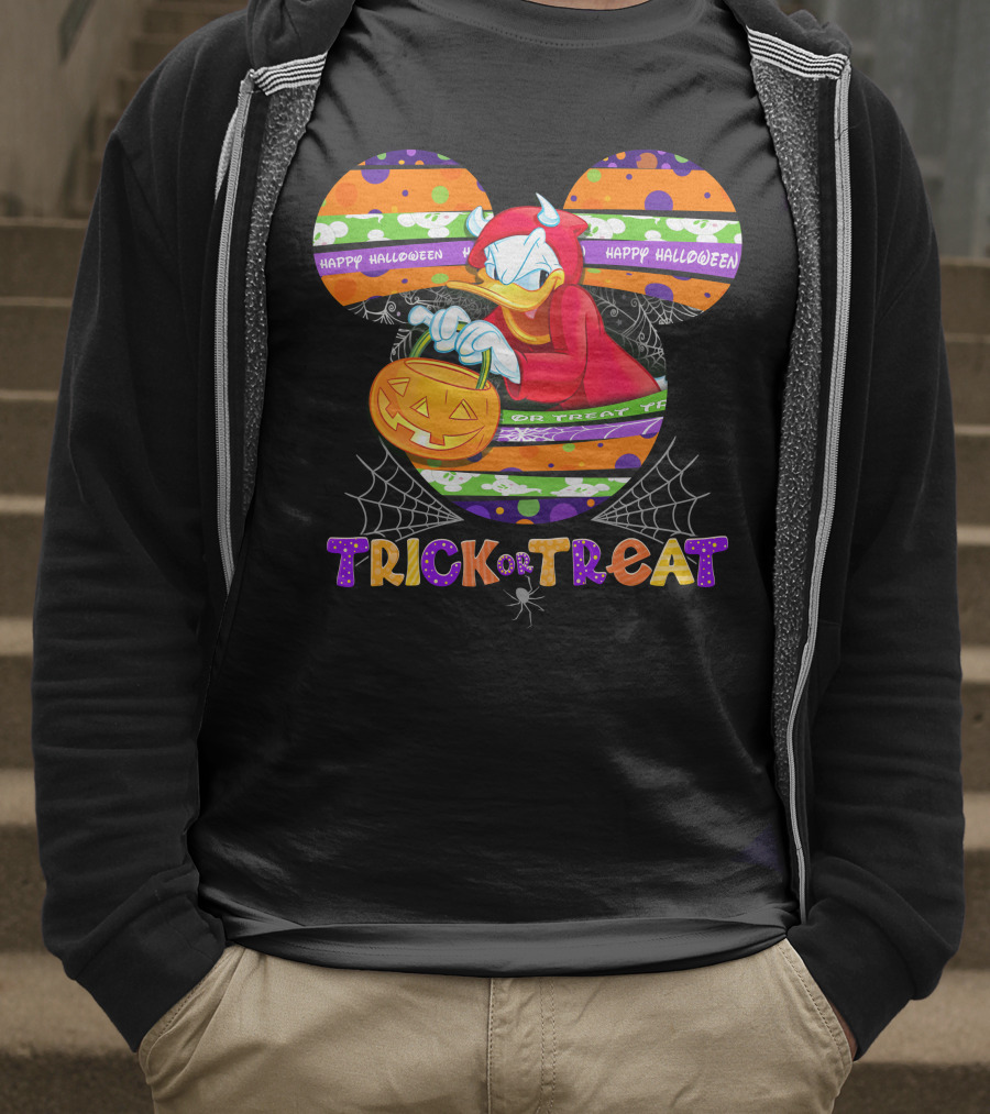 Happy Halloween Donald Trick Or Treat T-Shirt