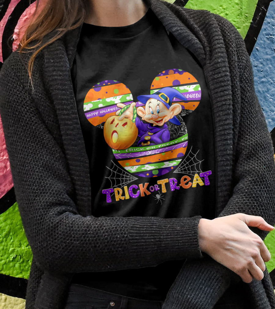 Happy Halloween Dopey Trick Or Treat T-Shirt