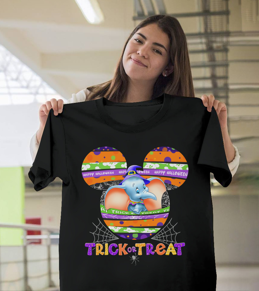 Dumbo Trick Or Treat Happy Halloween T-Shirt