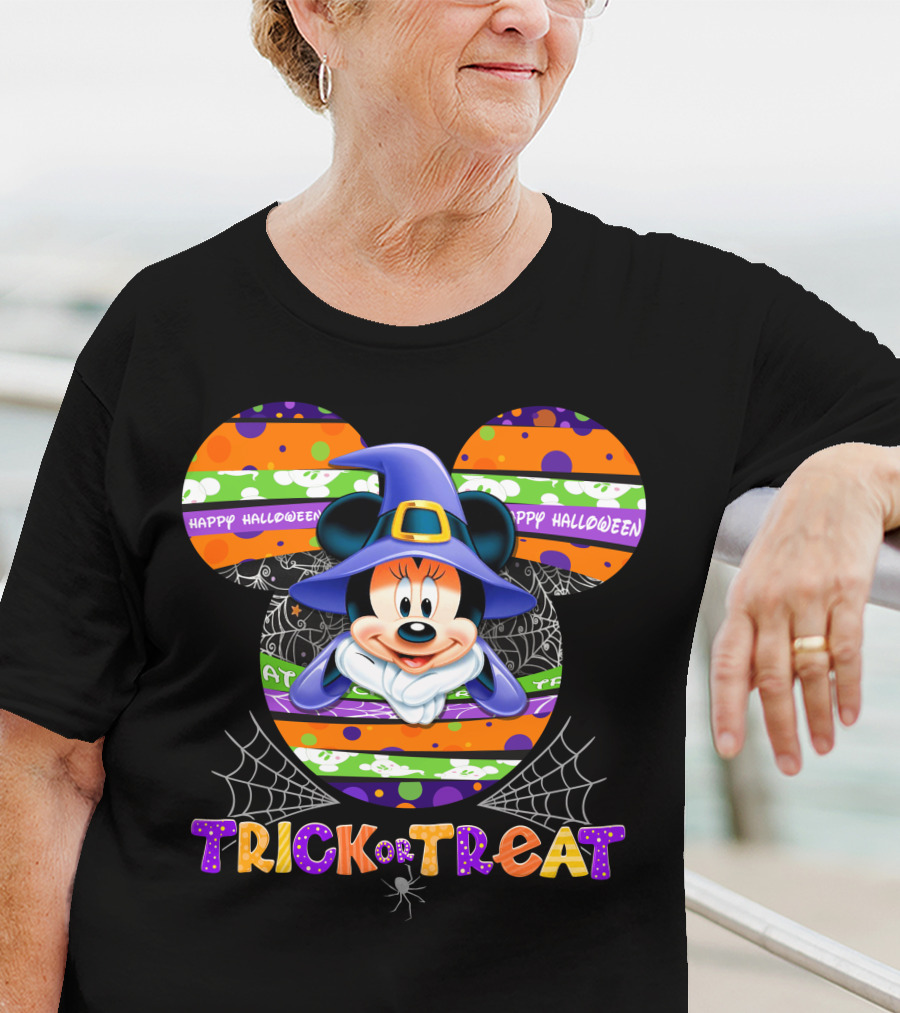 Minnie Happy Halloween Trick Or Treat T-Shirt