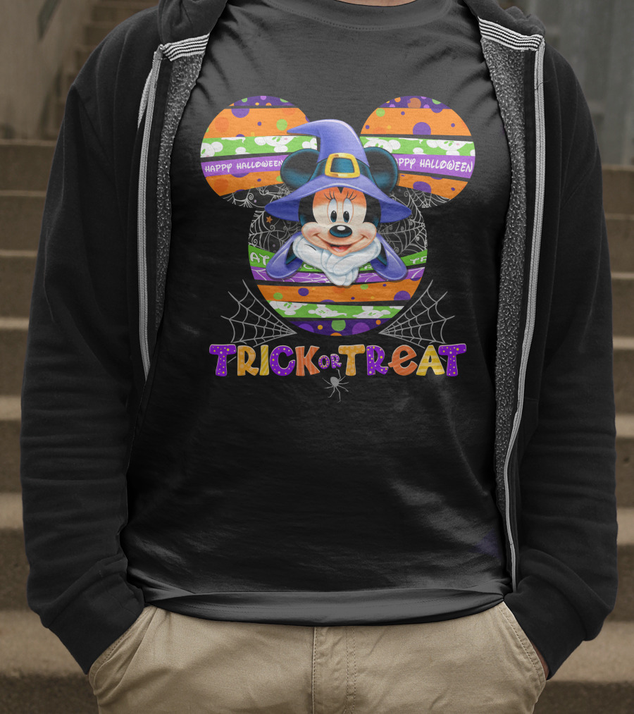 Minnie Happy Halloween Trick Or Treat T-Shirt