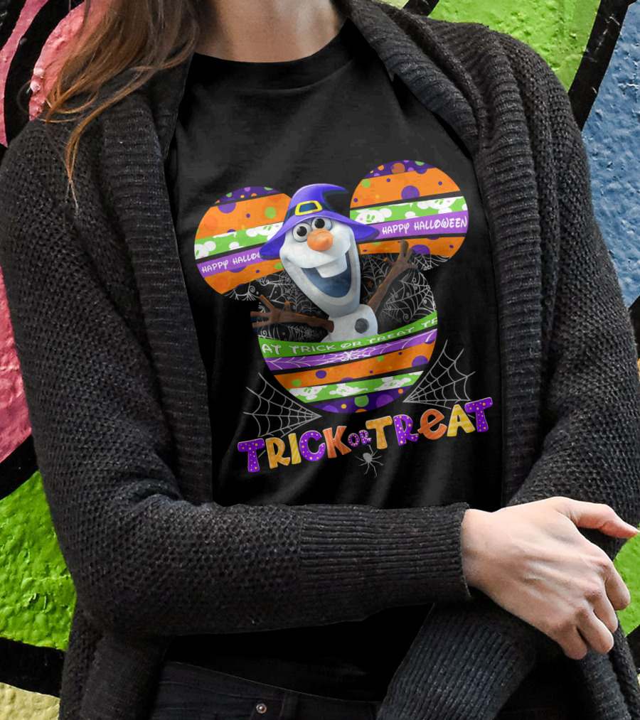 Happy Halloween Olaf Trick Or Treat T-Shirt