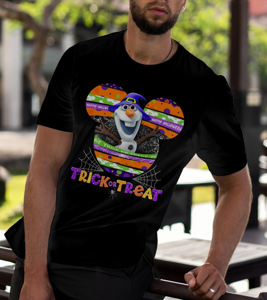 Happy Halloween Olaf Trick Or Treat T-Shirt