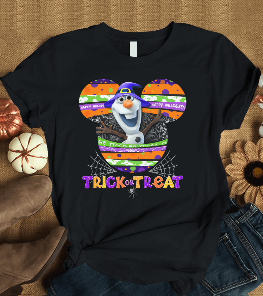 Happy Halloween Olaf Trick Or Treat T-Shirt