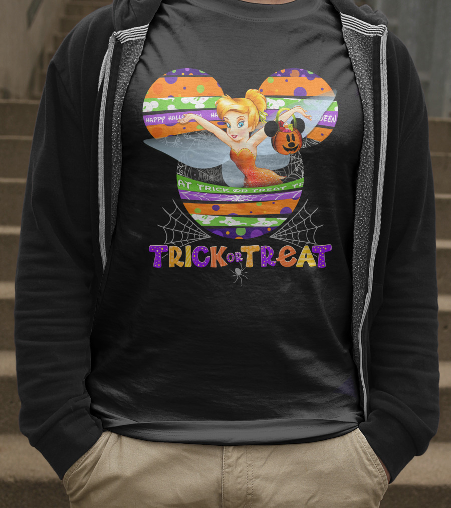 Tinker Bell Trick Or Treat Halloween T-Shirt