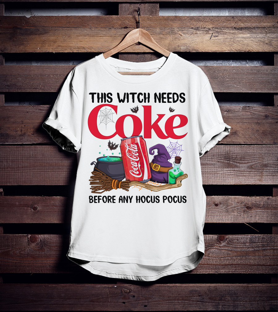 This Witch Needs Coke Before Any Hocus Pocus T-Shirt
