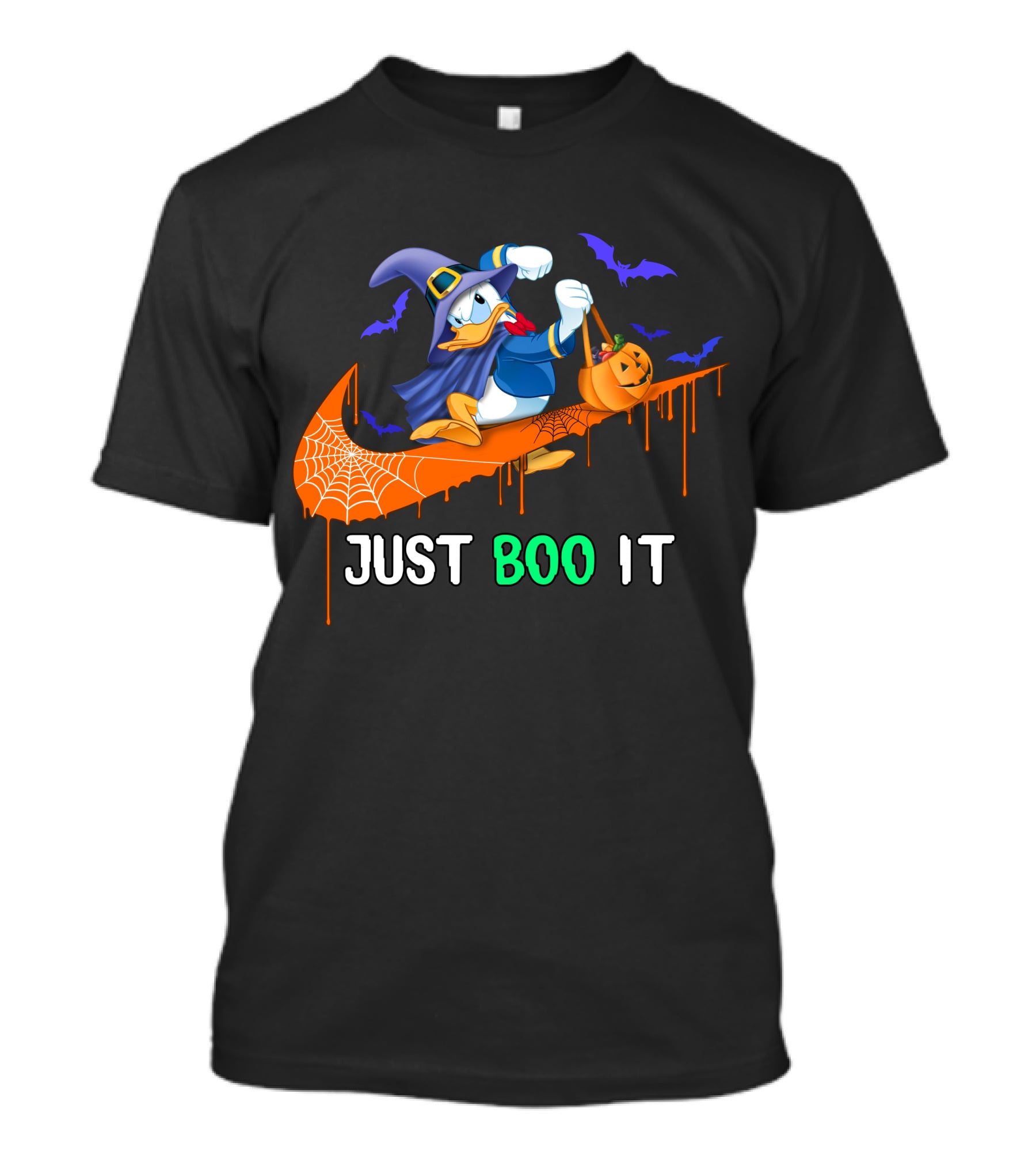 Just Boo It Donald Halloween Nike Theme T-Shirt