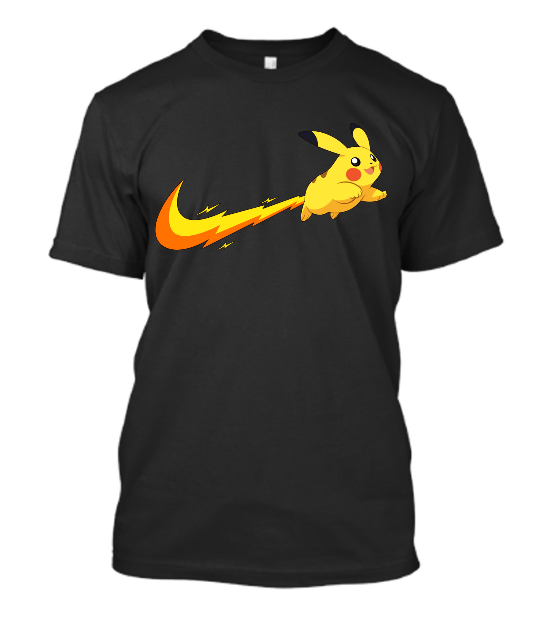 Pikachu Lightning Bolt Power Jump T-Shirt