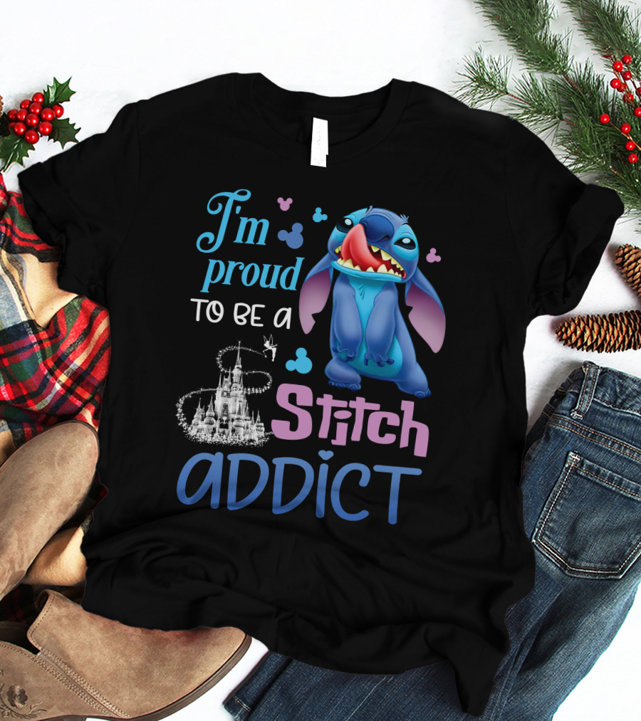 I'm Proud To Be A Stitch Addict T-Shirt