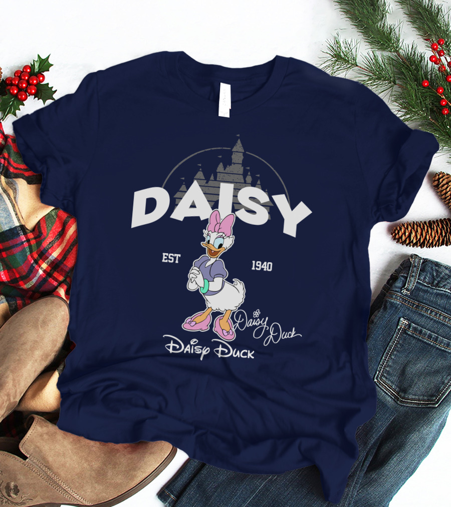 Daisy Duck Est 1940 Disney Character Vintage Style T-Shirt