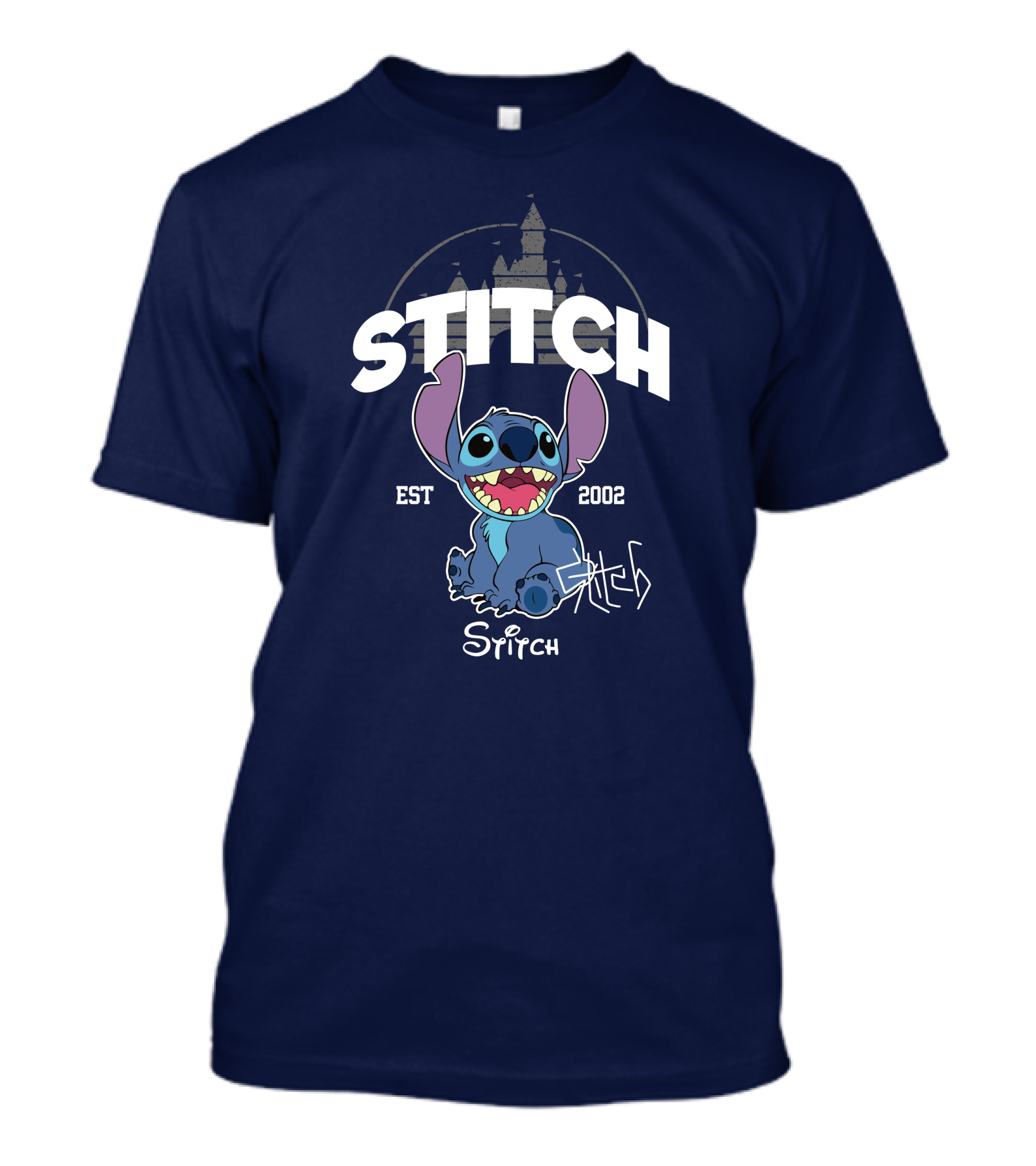 Stitch Est 2002 Disney Castle T-Shirt