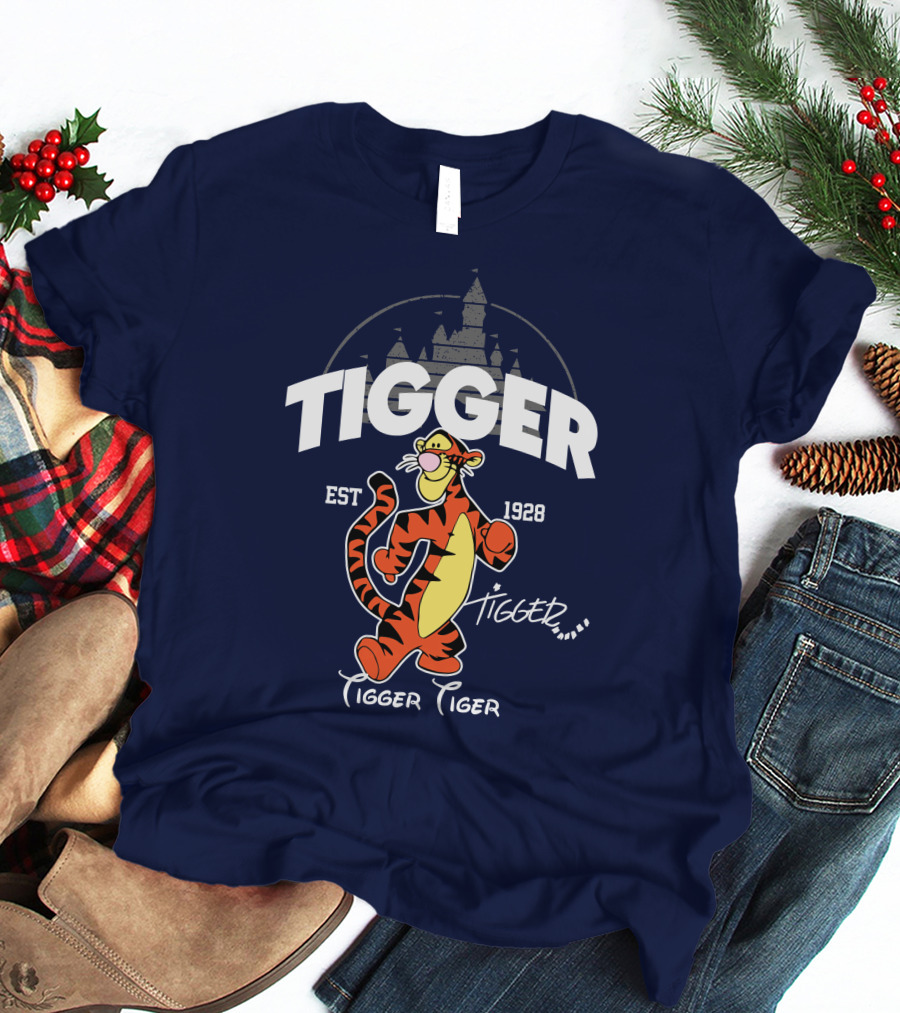 Tigger Tiger Castle Est 1928 T-Shirt