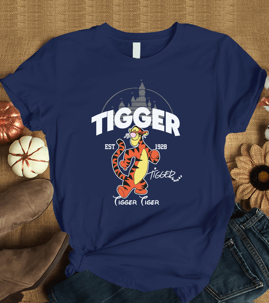 Tigger Tiger Castle Est 1928 T-Shirt