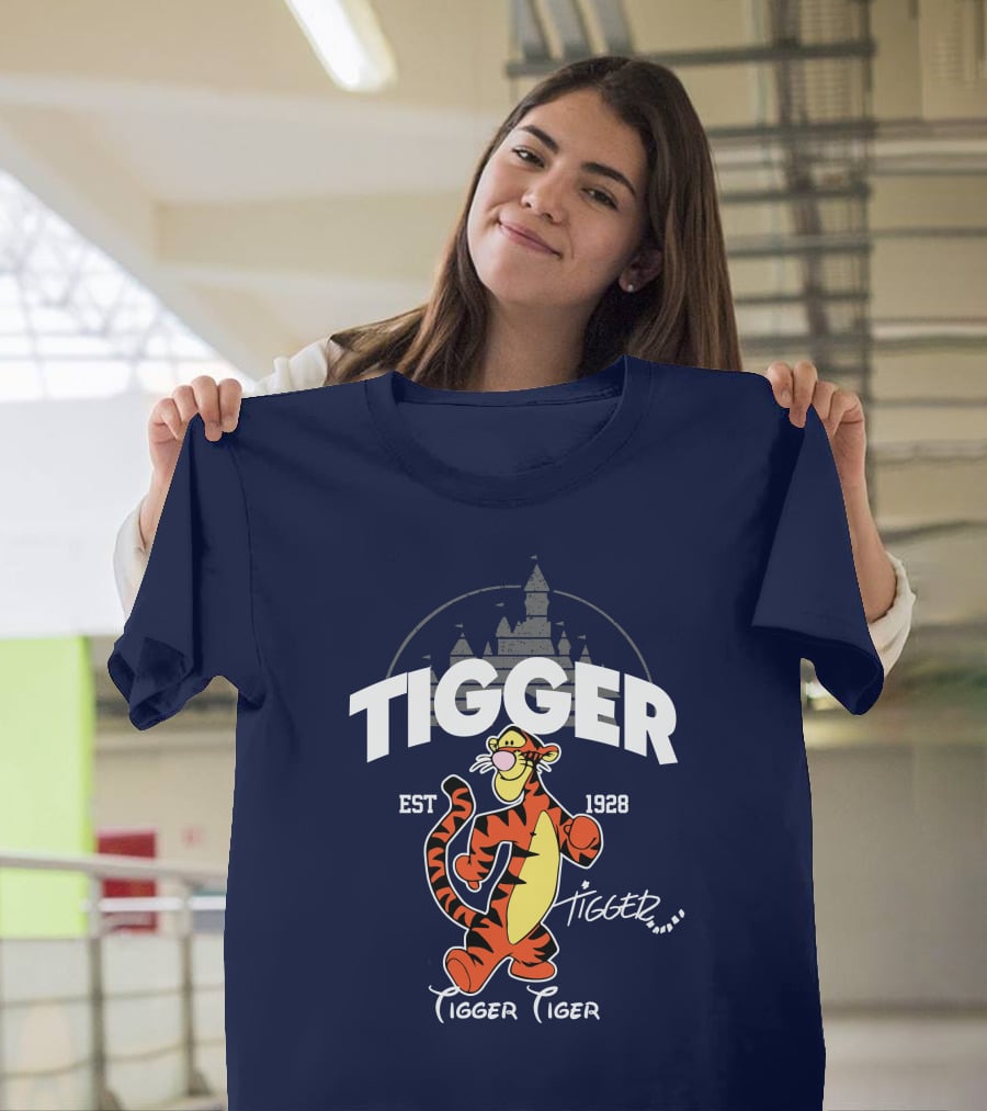 Tigger Tiger Castle Est 1928 T-Shirt