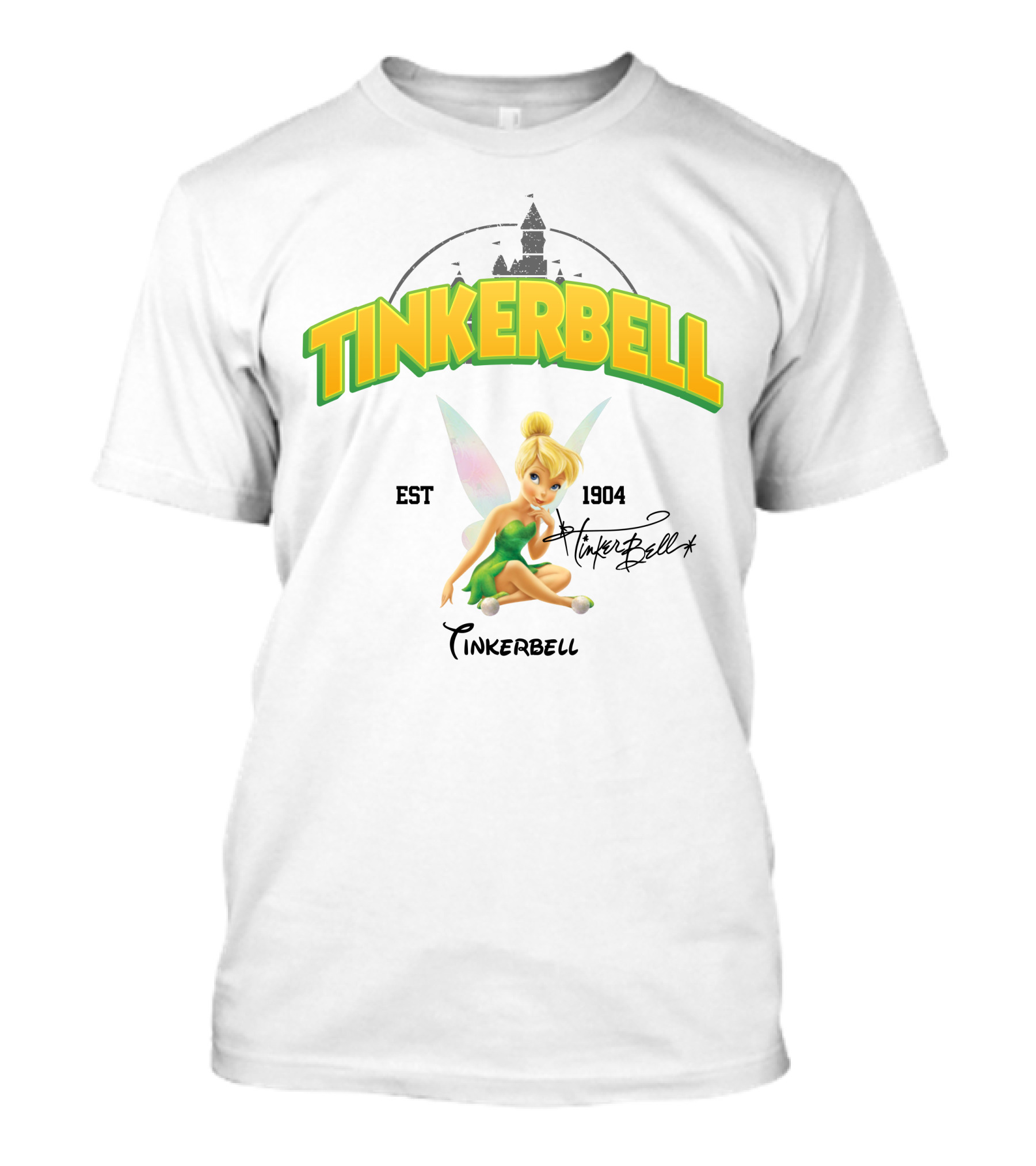 Tinkerbell Est 1904 Castle Wings T-Shirt