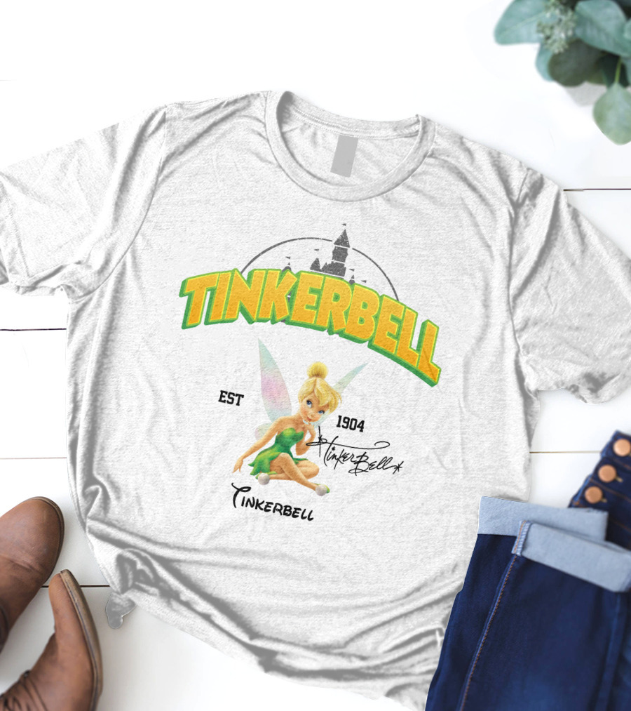 Tinkerbell Est 1904 Castle Wings T-Shirt