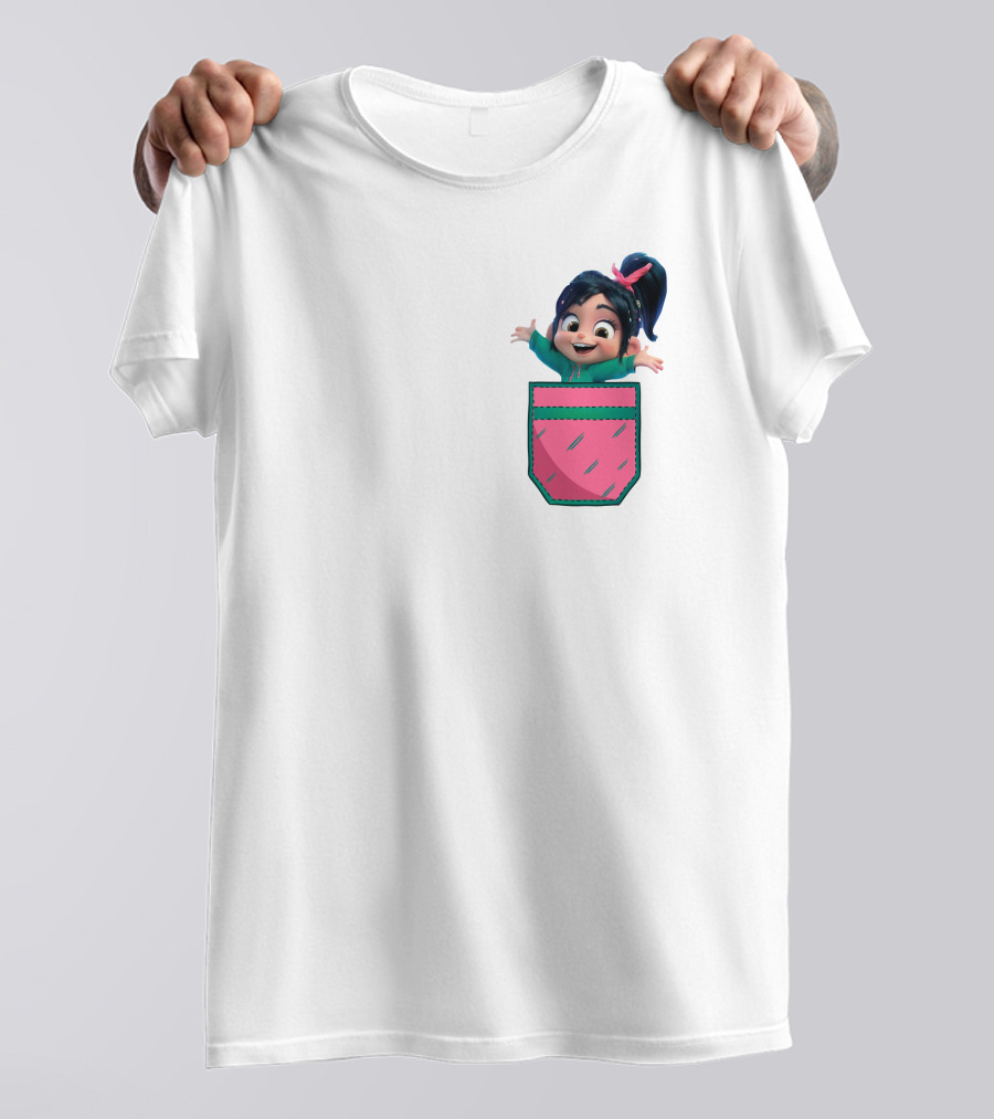 Vanellope Von Schweetz Pocket Character T-Shirt