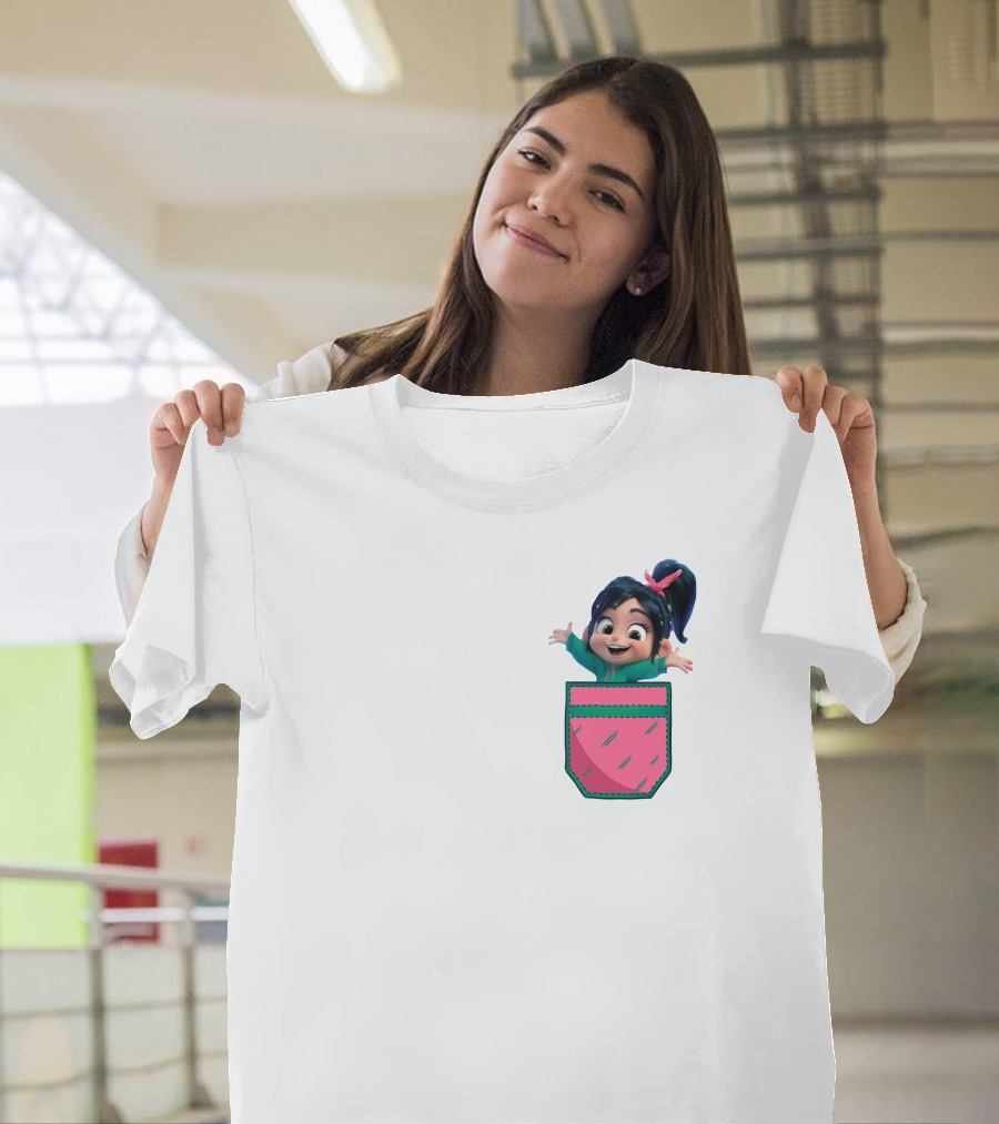 Vanellope Von Schweetz Pocket Character T-Shirt