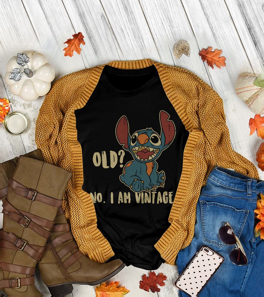 Stitch Old? No. I Am Vintage T-Shirt
