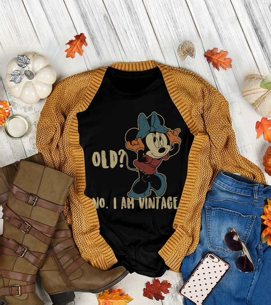 Old? No. I Am Vintage Minnie T-Shirt