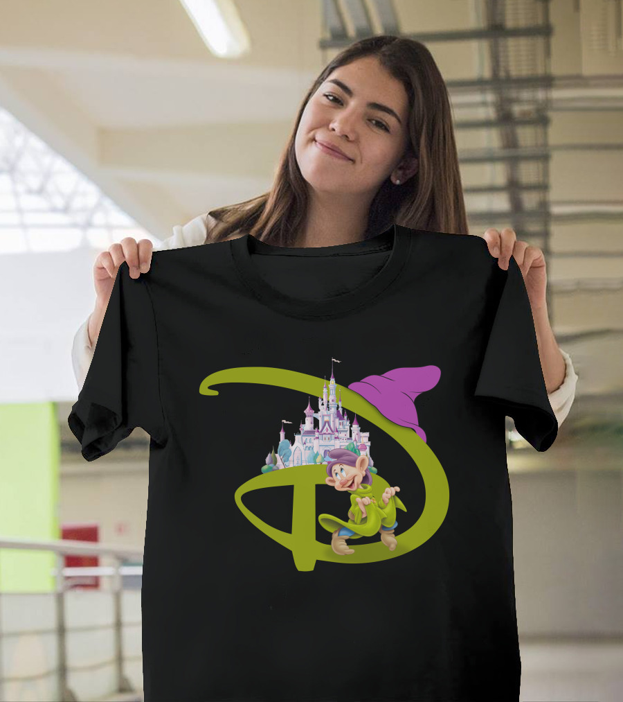 Dopey With Disneyland Castle Disney T-Shirt
