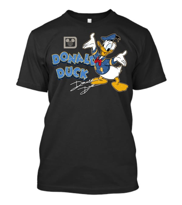 Donald Duck Retro Style Disney Character T-Shirt