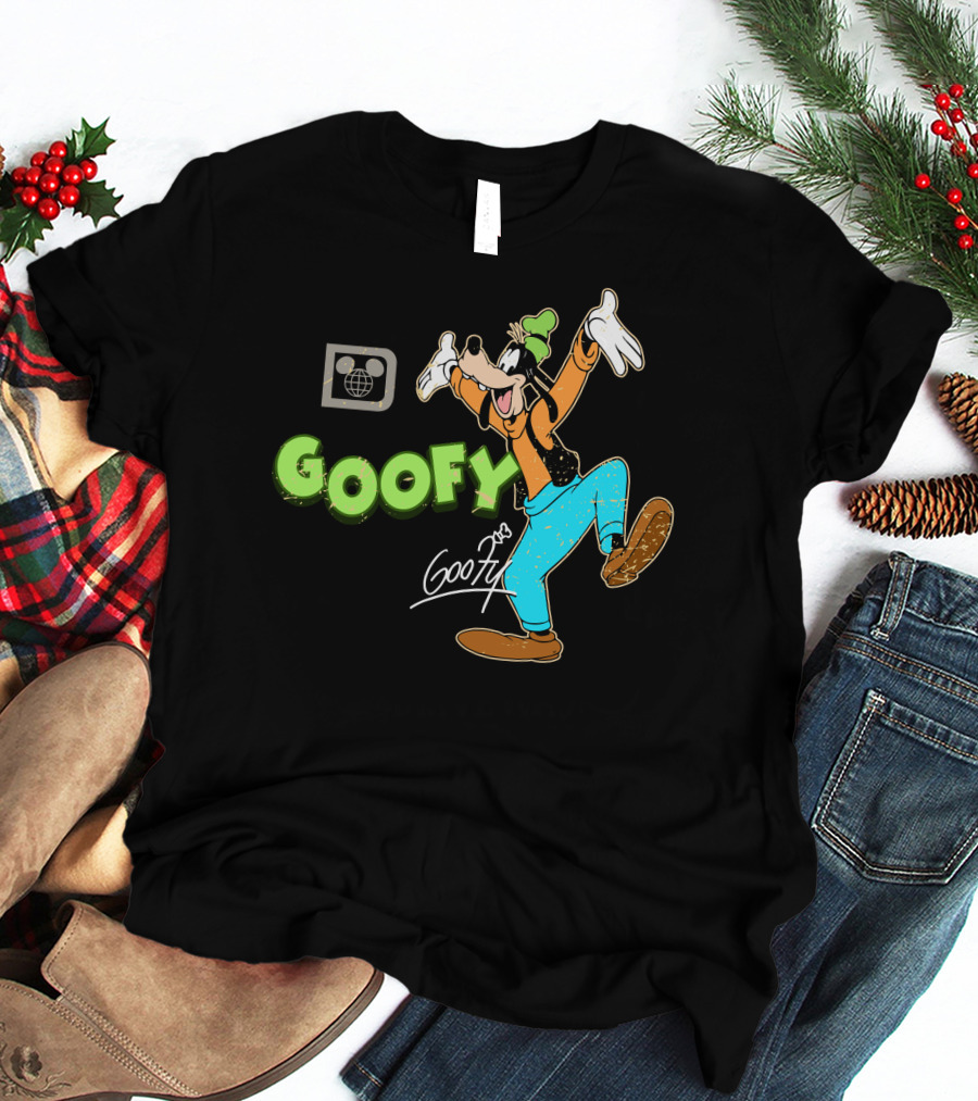Goofy Disney Character Signature Pose T-Shirt