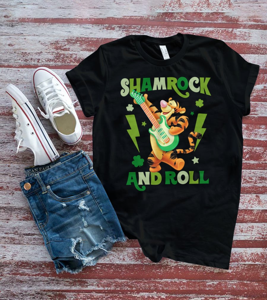Shamrock And Roll Tigger T-Shirt