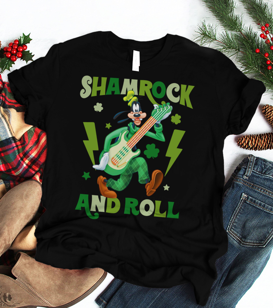 Shamrock And Roll Goofy T-Shirt