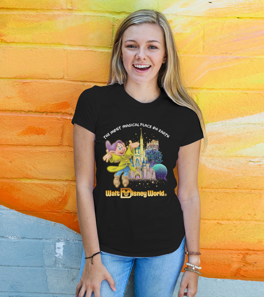 Dopey The Most Magical Place On Earth Walt Disney World T-Shirt