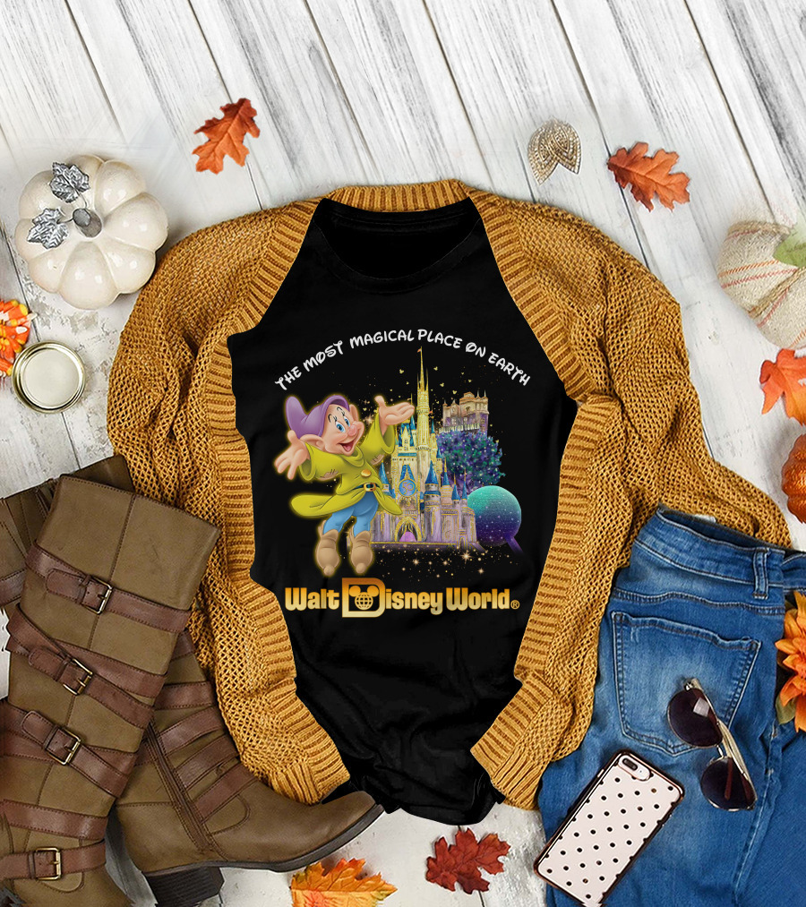 Dopey The Most Magical Place On Earth Walt Disney World T-Shirt