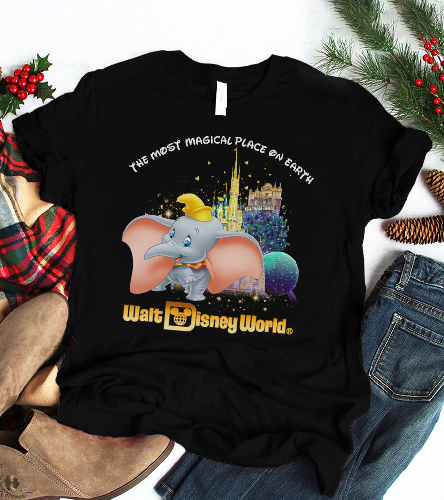 Walt Disney World Dumbo The Most Magical Place On Earth T-Shirt