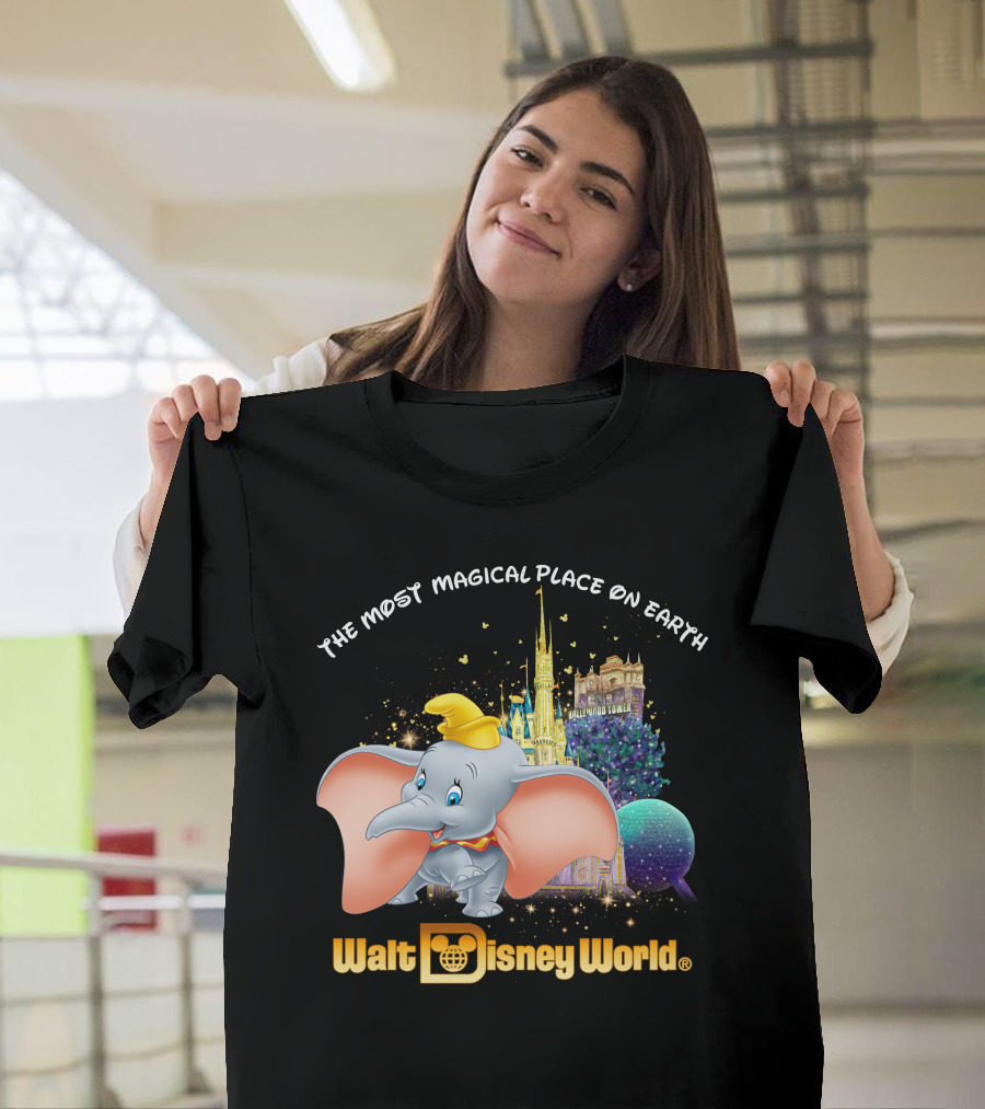 Walt Disney World Dumbo The Most Magical Place On Earth T-Shirt