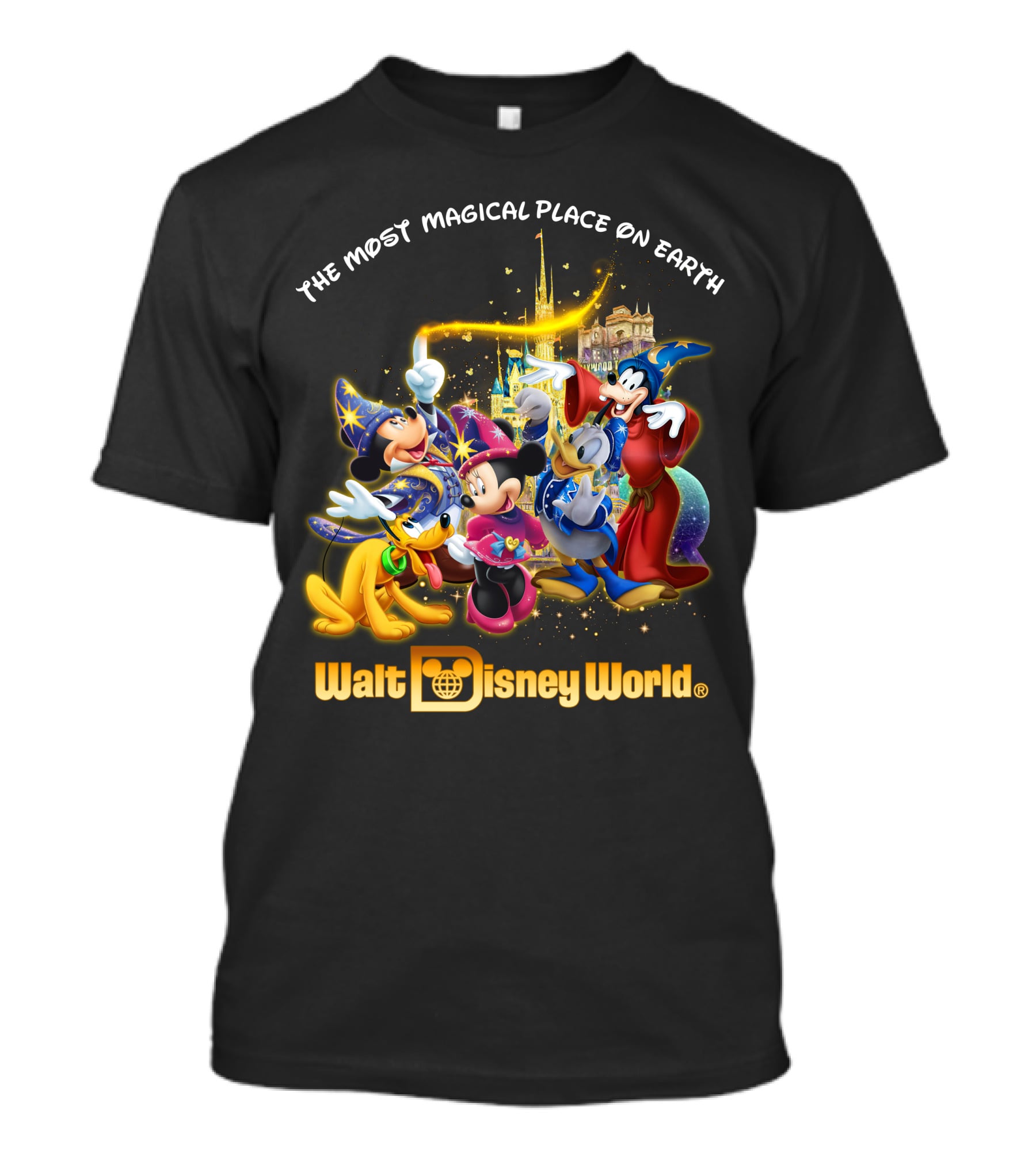 Walt Disney World The Most Magical Place On Earth Mickey & Friends T-Shirt