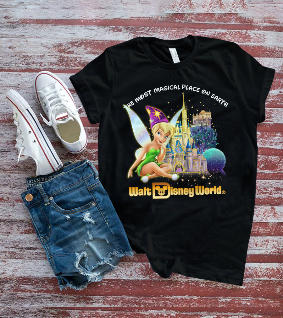 Tinkerbell Walt Disney World The Most Magical Place On Earth T-Shirt