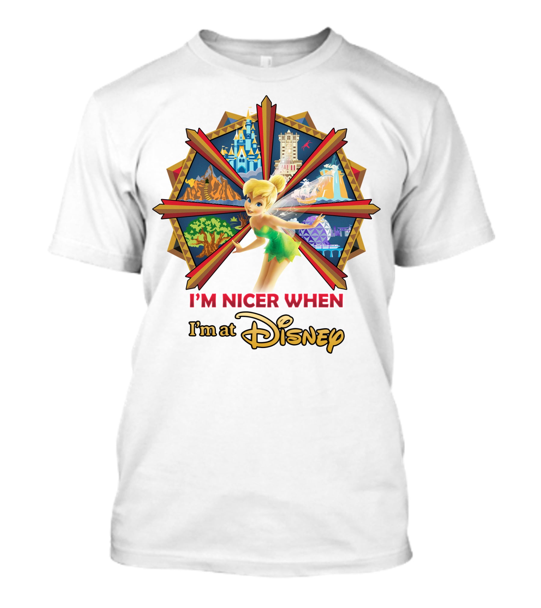 I'm Nicer When I'm At Disney Tinkerbell T-Shirt