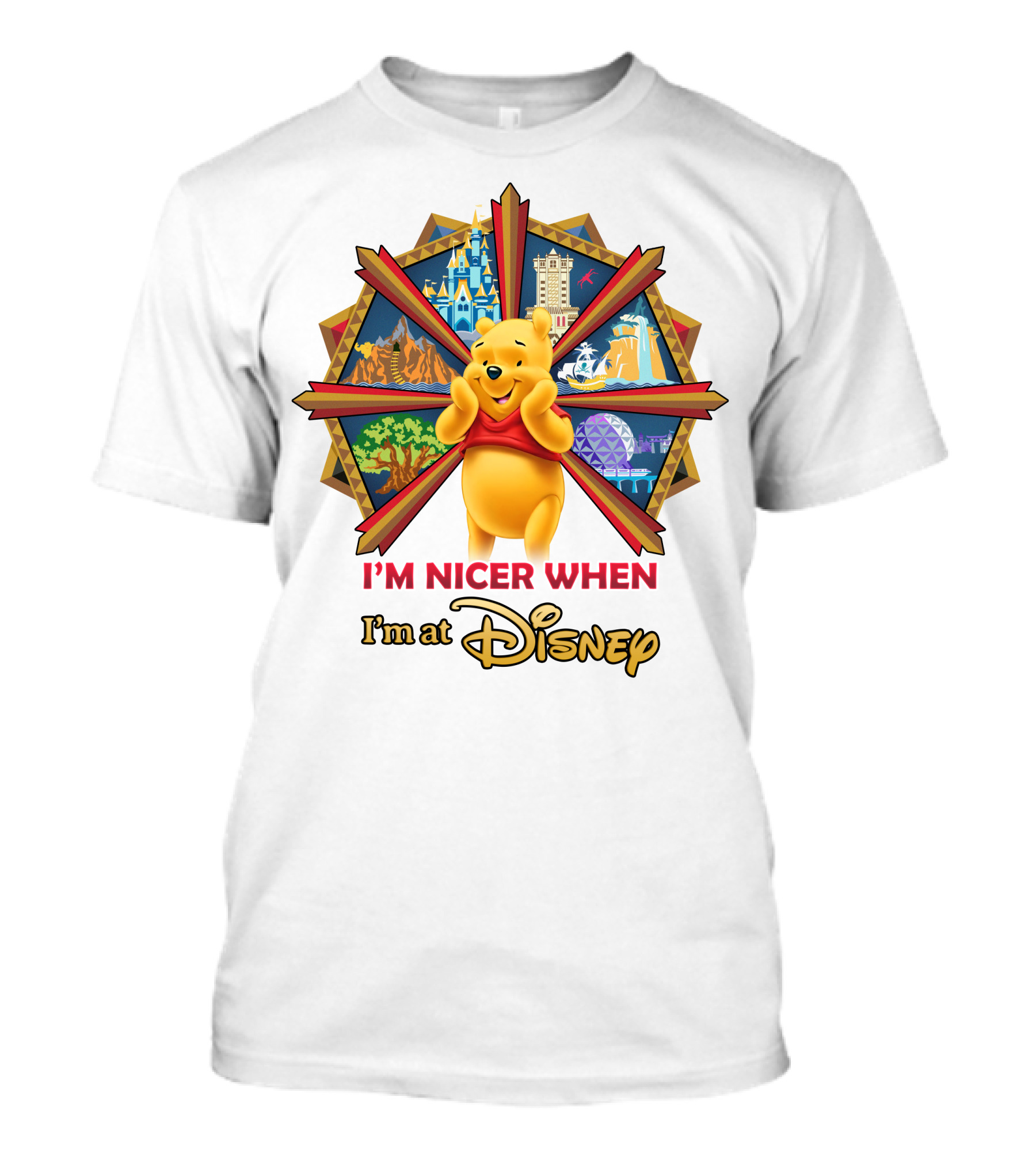 I'm Nicer When I'm At Disney Pooh T-Shirt
