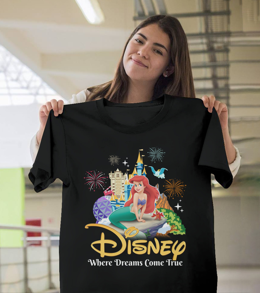 Disney Ariel Where Dreams Come True T-Shirt