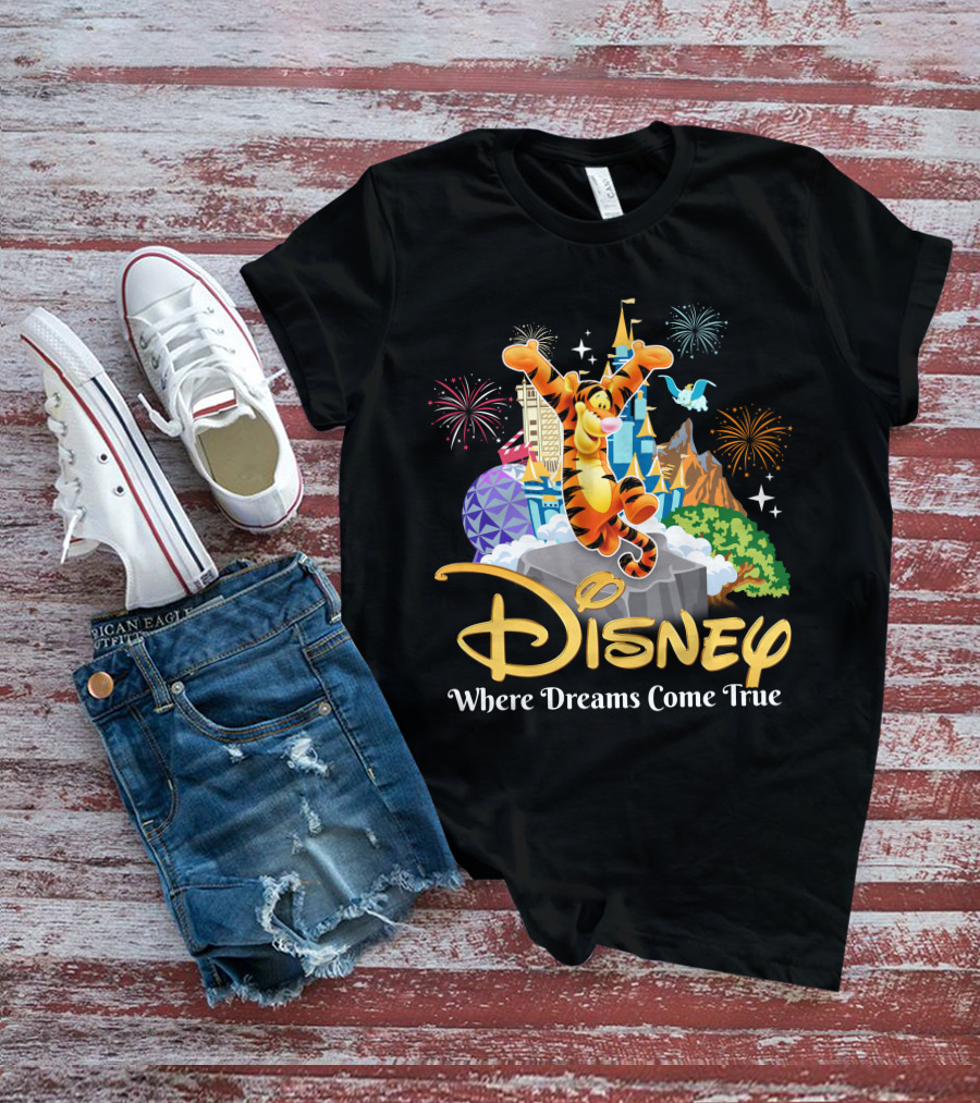 Disney Tigger Where Dreams Come True T-Shirt
