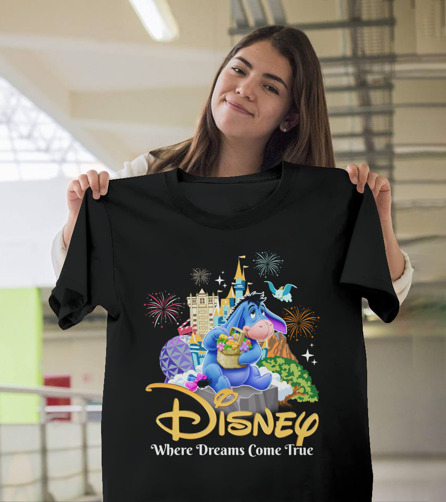 Disney Eeyore Where Dreams Come True Wonderland T-Shirt