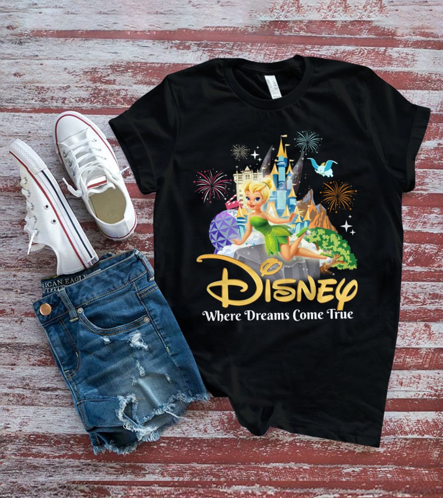 Disney Tinker Bell Where Dreams Come True T-Shirt