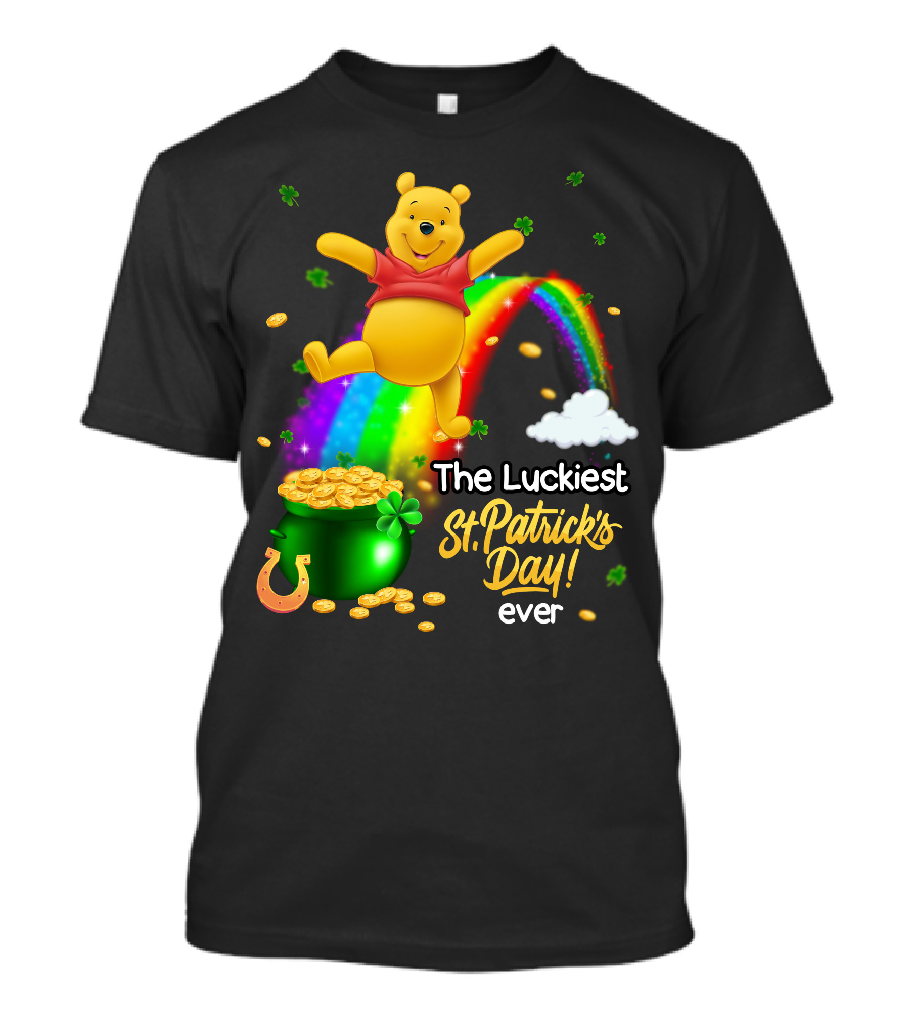 The Luckiest St. Patrick's Day Ever Pooh T-Shirt