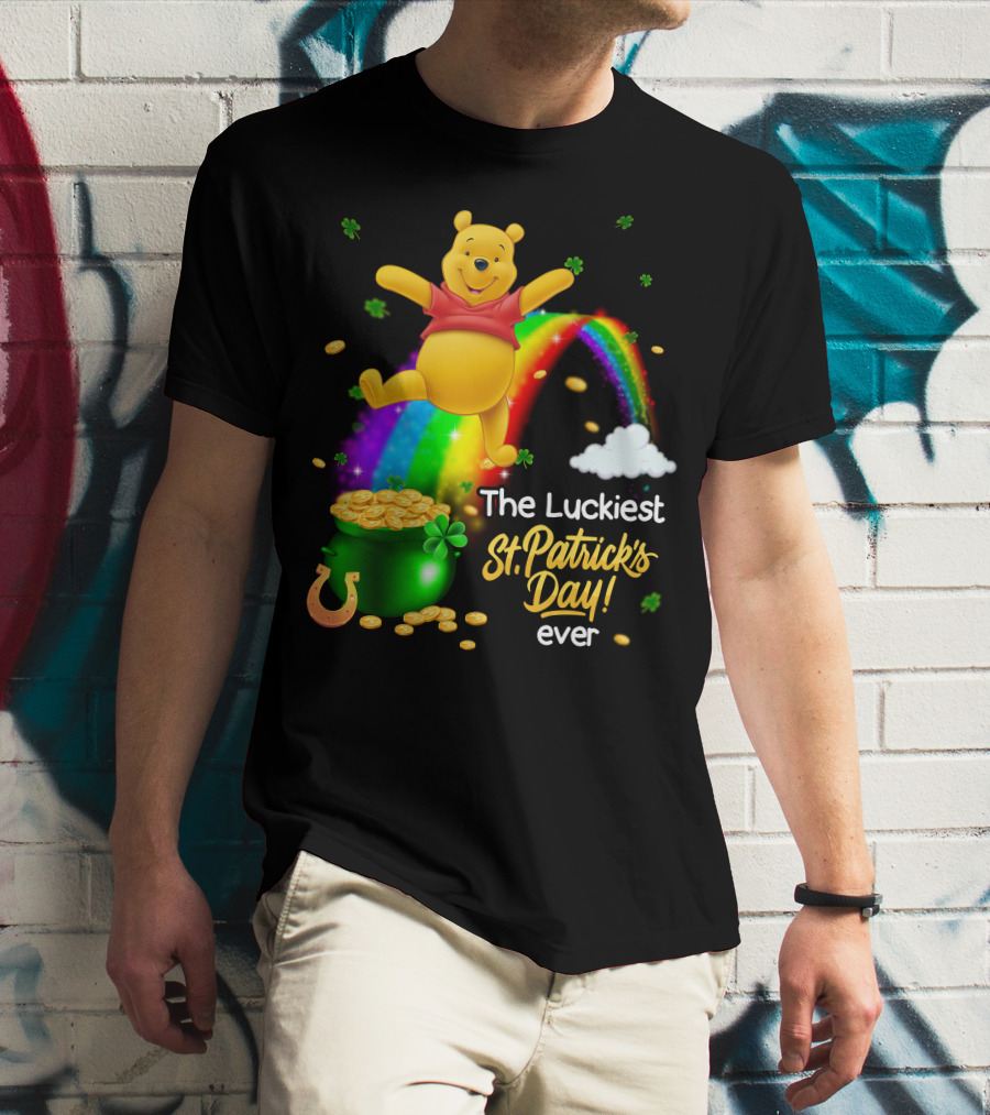 The Luckiest St. Patrick's Day Ever Pooh T-Shirt