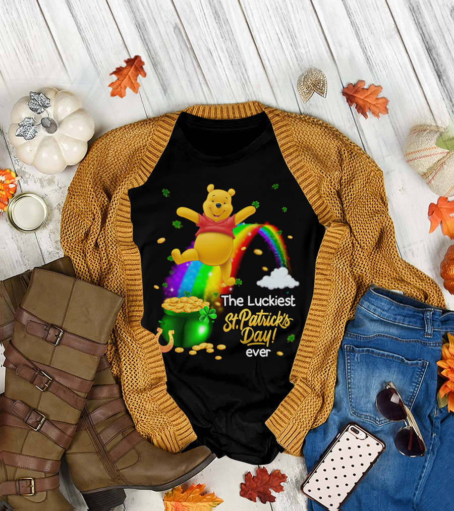 The Luckiest St. Patrick's Day Ever Pooh T-Shirt