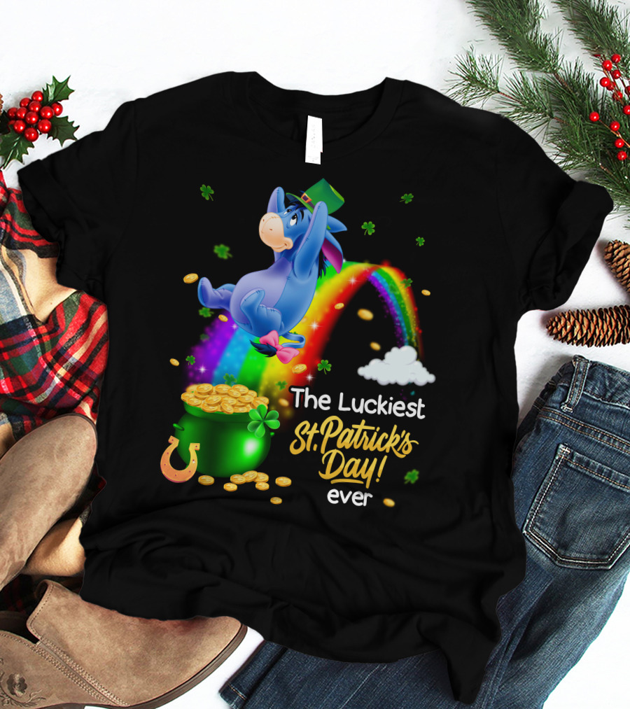 Eeyore The Luckiest St. Patrick's Day Ever T-Shirt