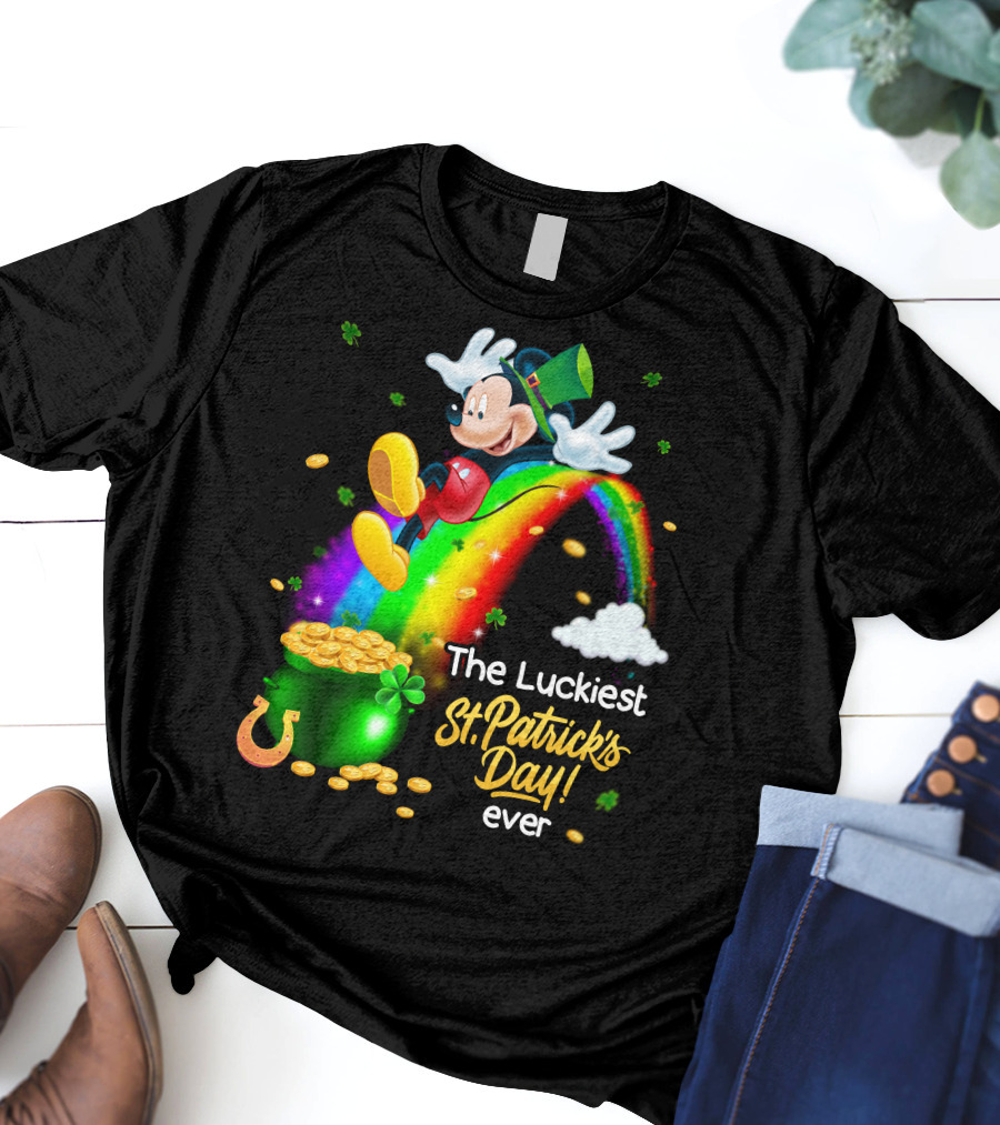 Mickey The Luckiest St. Patrick's Day Ever T-Shirt